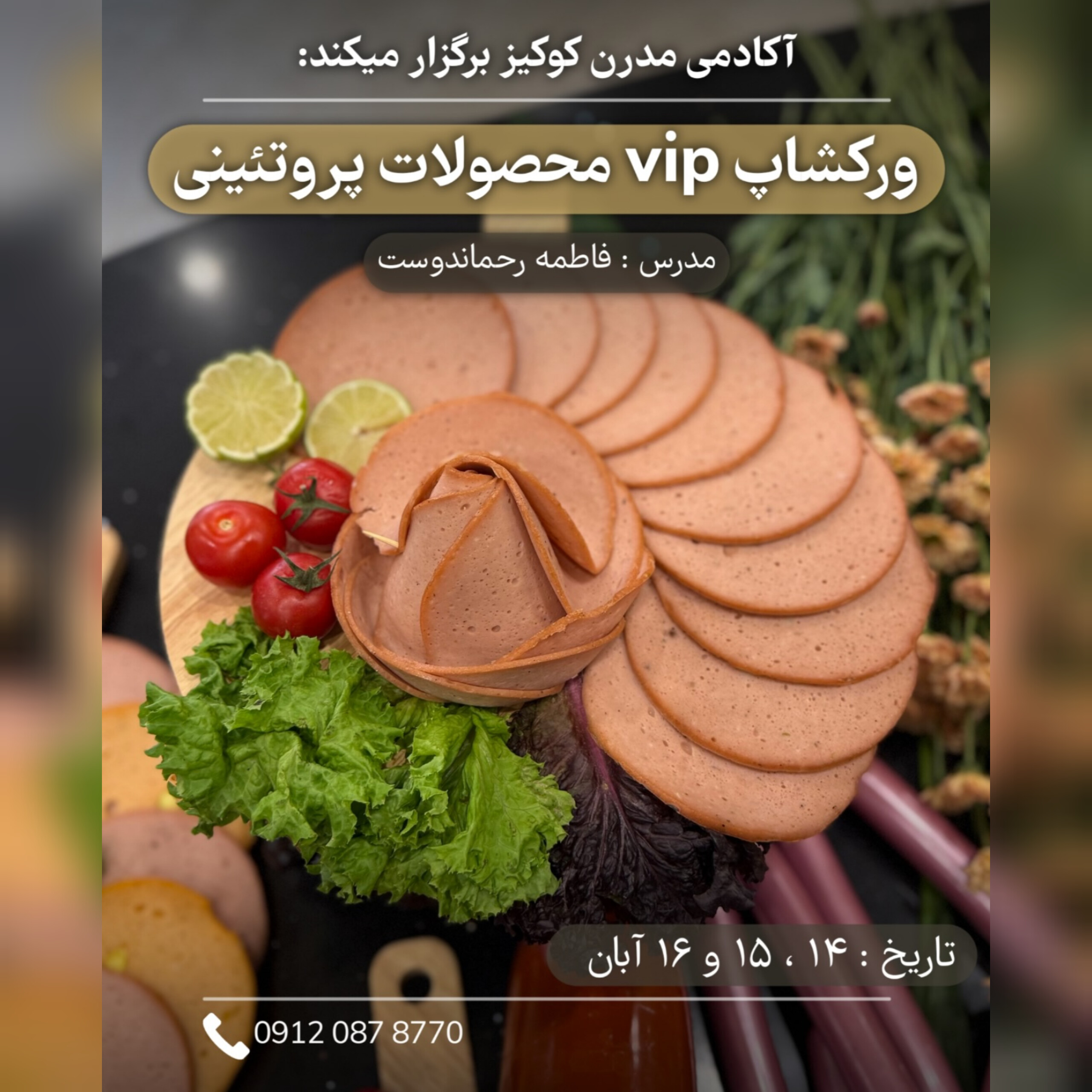 ورکشاپ vip محصولات پروتئینی